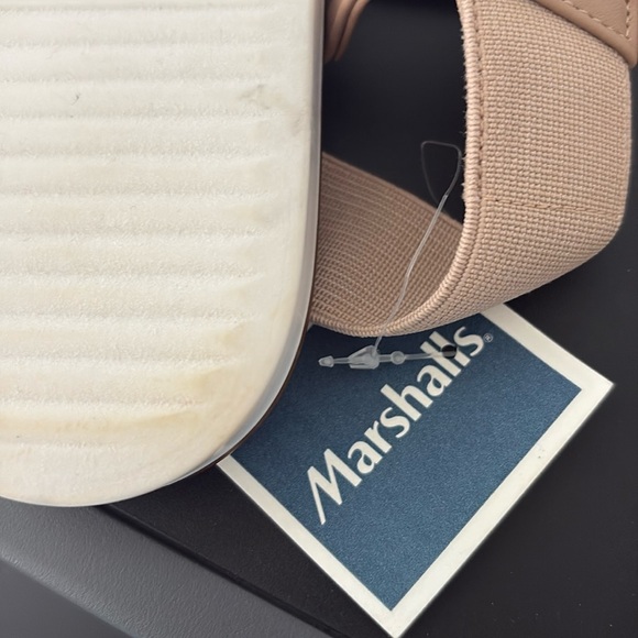 NWT Steve Madden Daim Women's Fabric Cork Footbed Sandals Size:  9 - Picture 7 of 7